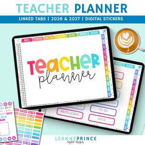 Digitaler Lehrer-Planer 2026-2027 Goodnotes-Planer für Ipad