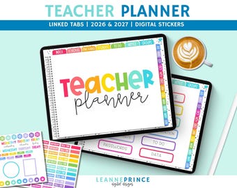 Digital Teacher Planner 2026-2027 Goodnotes planner for ipad