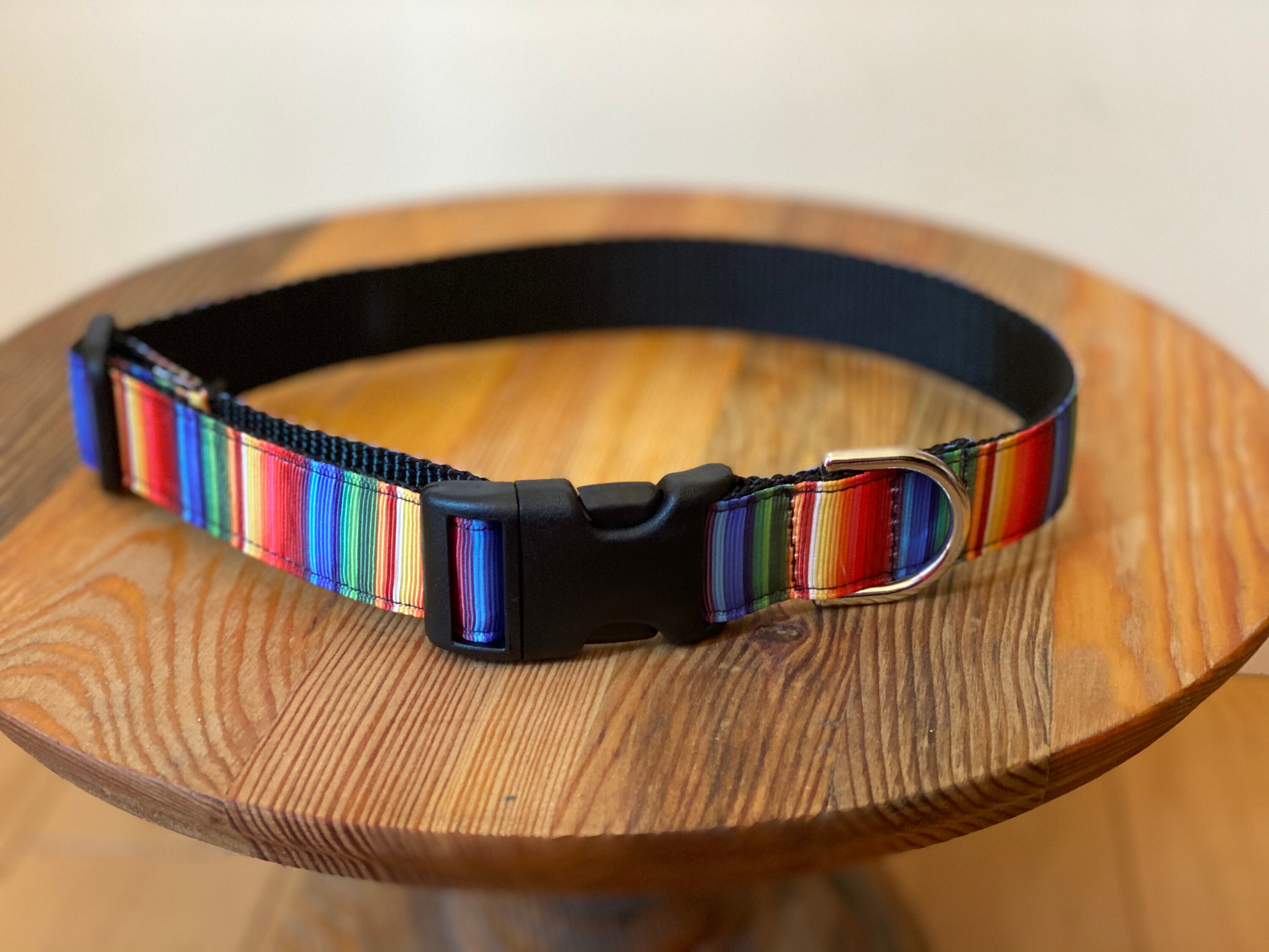 Mexican Blanket Dog Collar Adjustable serape hippie Etsy