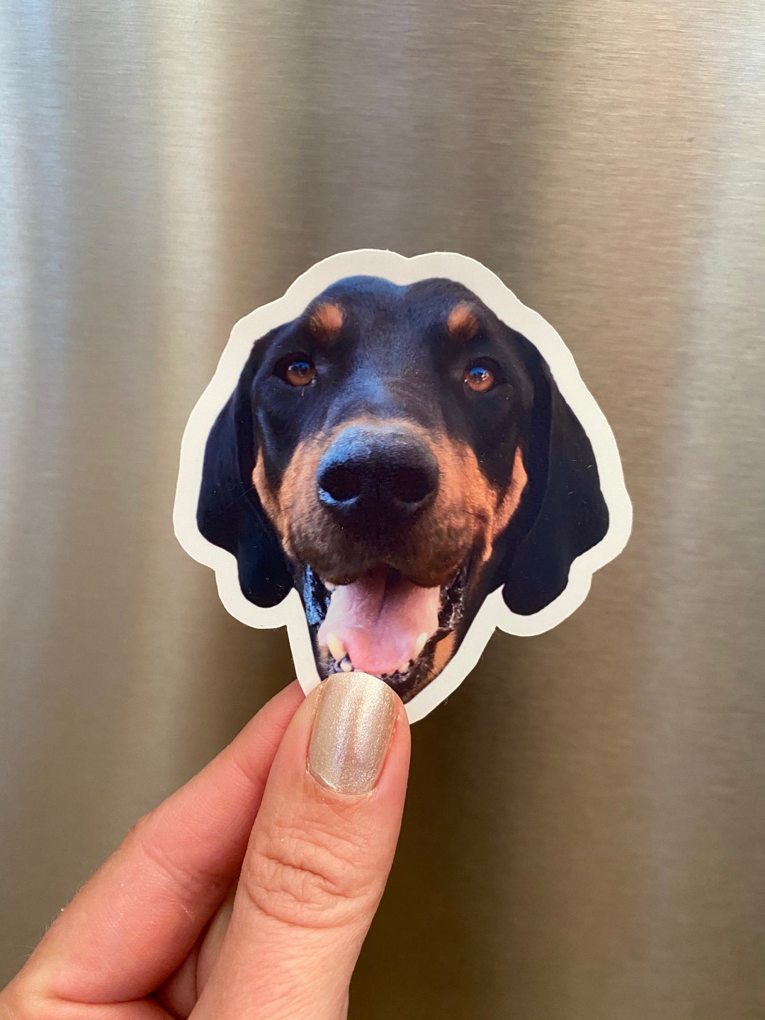 Custom Pet Photo Magnet: Personalized Cat or Dog Gift - Etsy