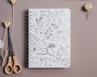 2024 Weekly Planner A5 Agenda Botanical Floral Herbal