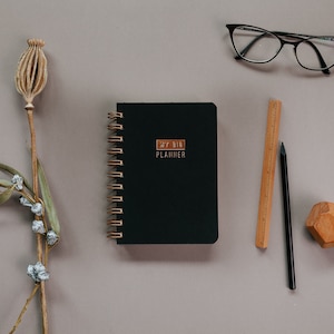 2026 mini-weekplanner agenda op A6-formaat - dagboek productiviteitsplanner