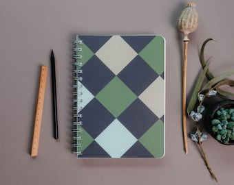 2026 weekly planner A5 Diary - agenda - academic - SQUARE PATTERN DESIGN