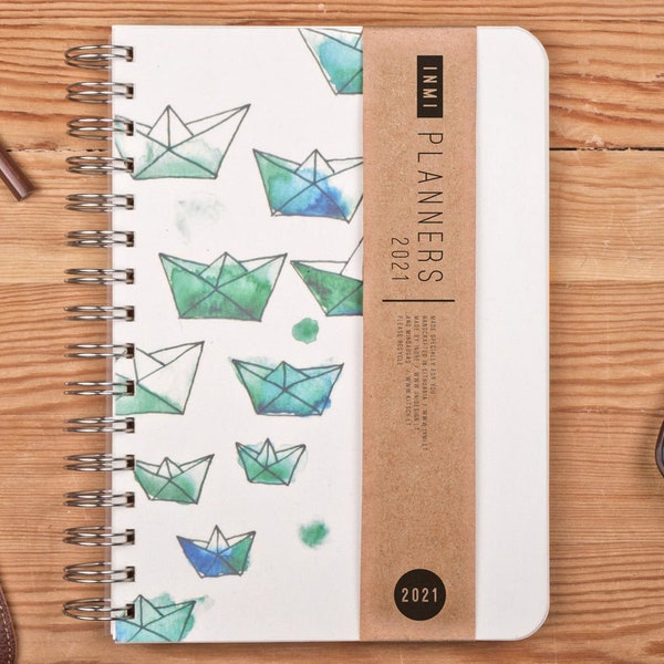 2021 Planner - Weekly Planner - Academic Planner - 2021 Agenda - Student Planner - ORIGAMI SHIP