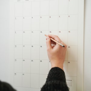 2024 Wall Calendar A3 size Minimal Large Wall Planner Organiser image 7