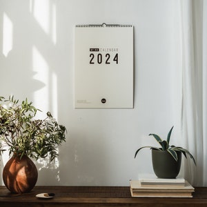 2024 Wall Calendar A3 size Minimal Large Wall Planner Organiser image 5