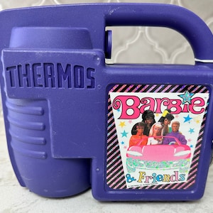 Barbie Thermos Lunch Box, Snack Kit,