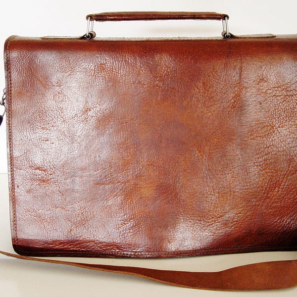 Leather Large Bag.
