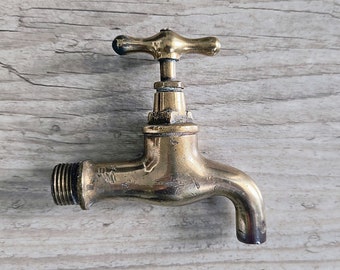 Vintage Brass Water Faucet