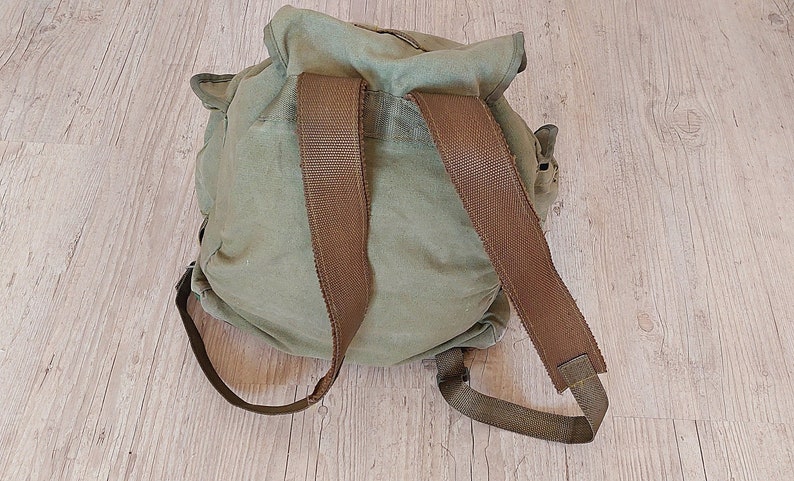 Oversized Canvas Backpack. image 2