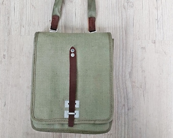 Vintage Military Messenger Bag