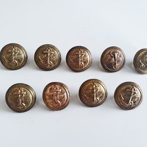 Polish Buttons - Polish Army Uniform Military Buttons - Military Polish Buttons Navy.