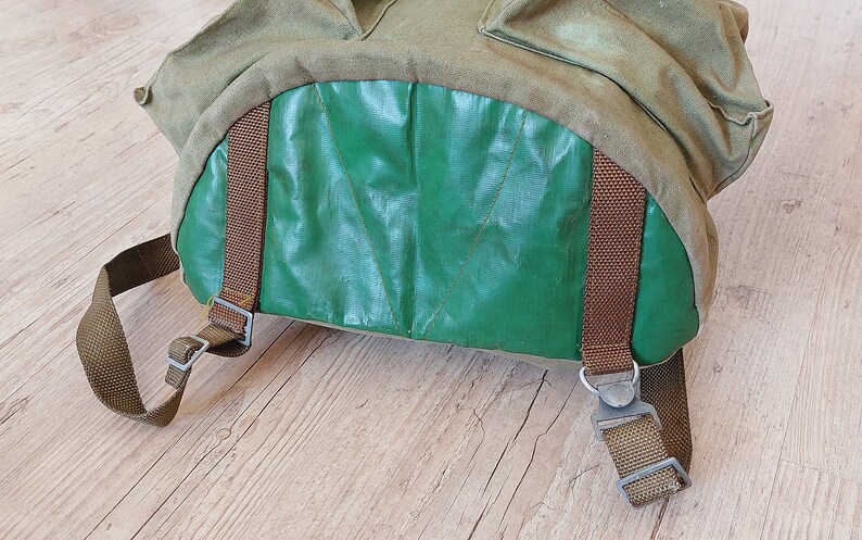 Oversized Canvas Backpack. image 6