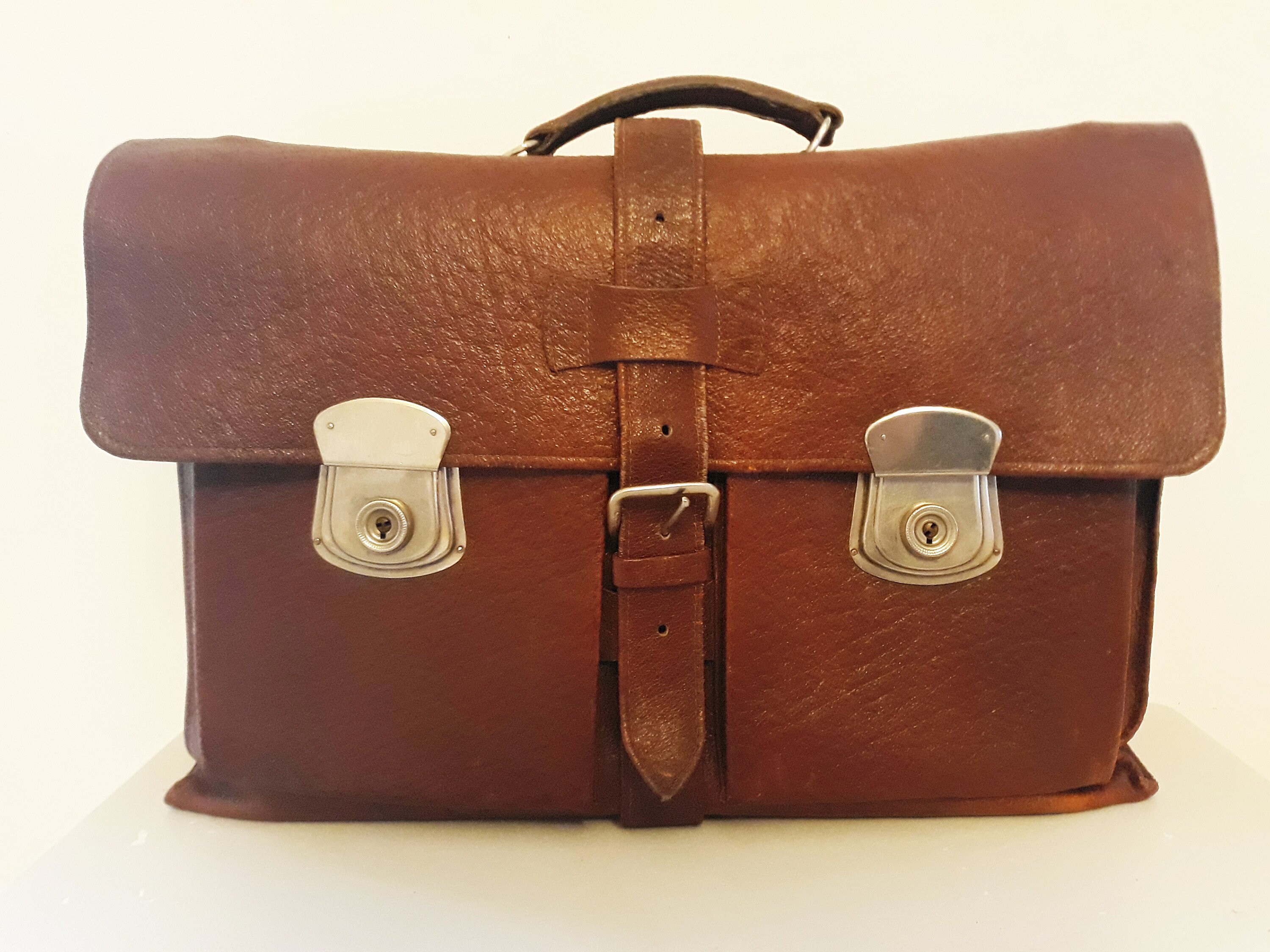 Leather Men's Bag from 60s.