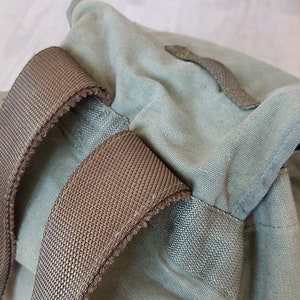 Oversized Canvas Backpack. image 5