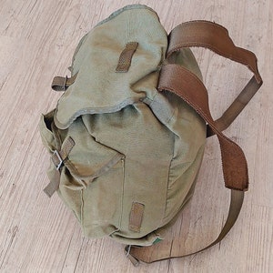 Oversized Canvas Backpack. image 3