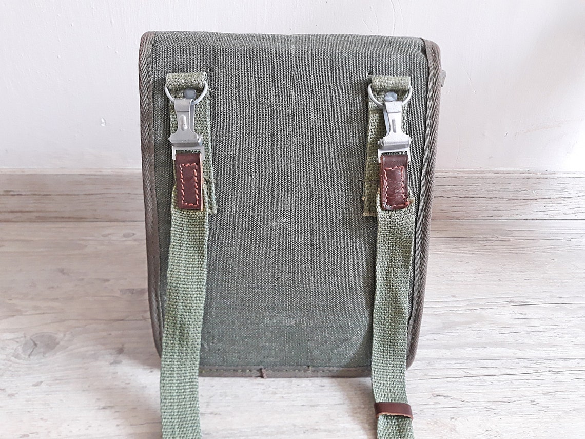 Vintage Military Messenger Bag Etsy