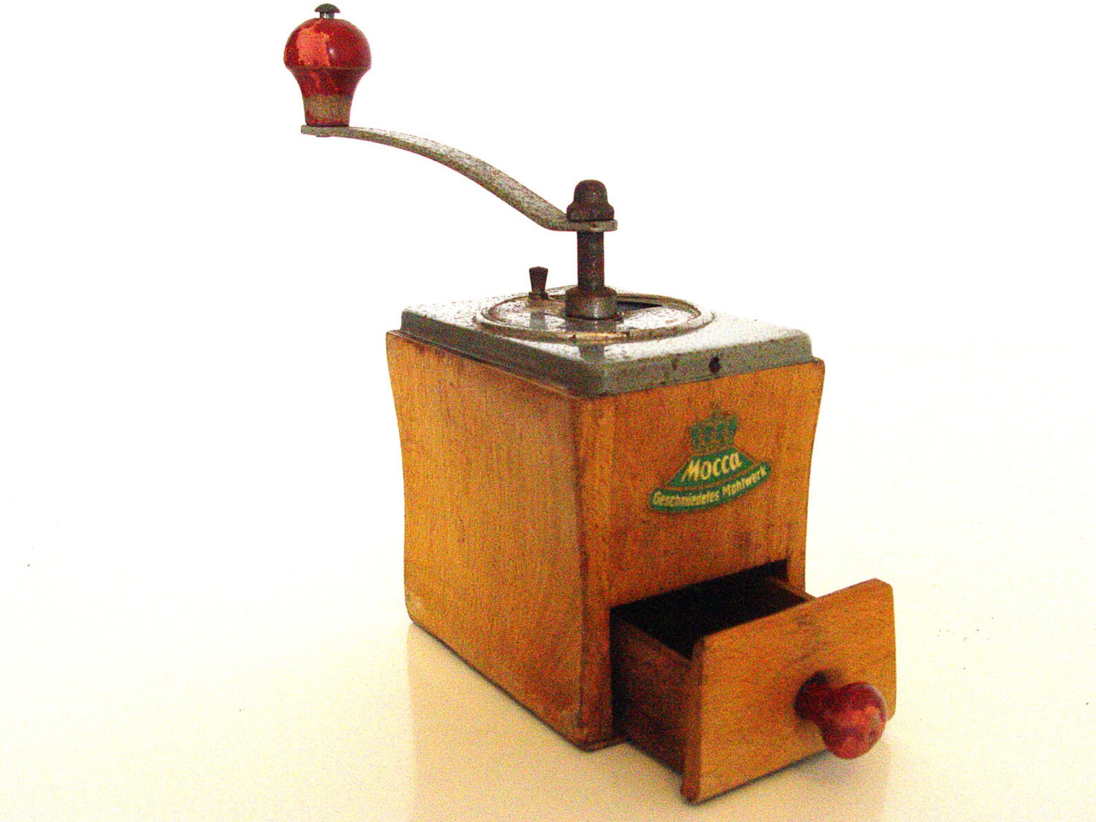 Wooden Vintage Coffee Grinder Etsy
