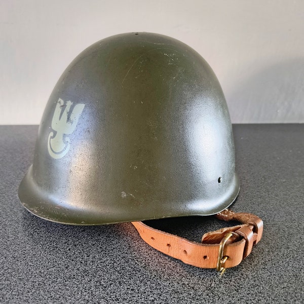 Polish Militia Helmet. Vintage  Helmet