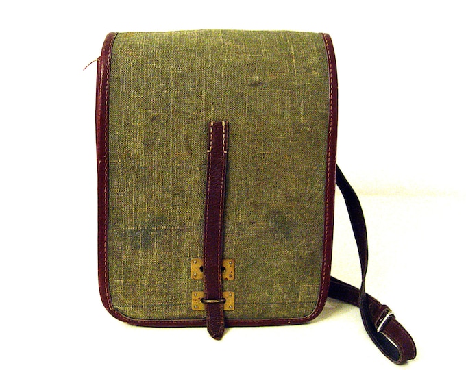 Vintage Military Messenger Bag. Etsy