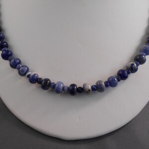 Unisex Blue Sodalite Necklace
