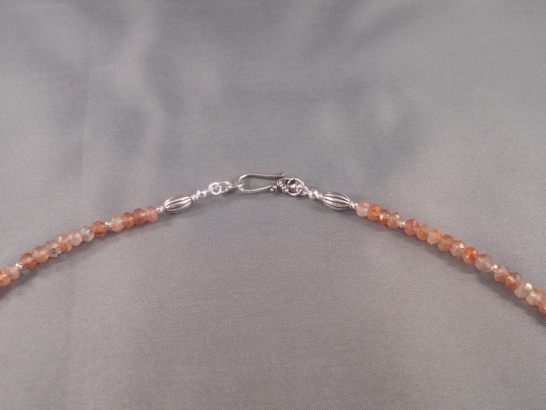 Rainbow Rutilated Quartz Rosary Necklace and Earring Set