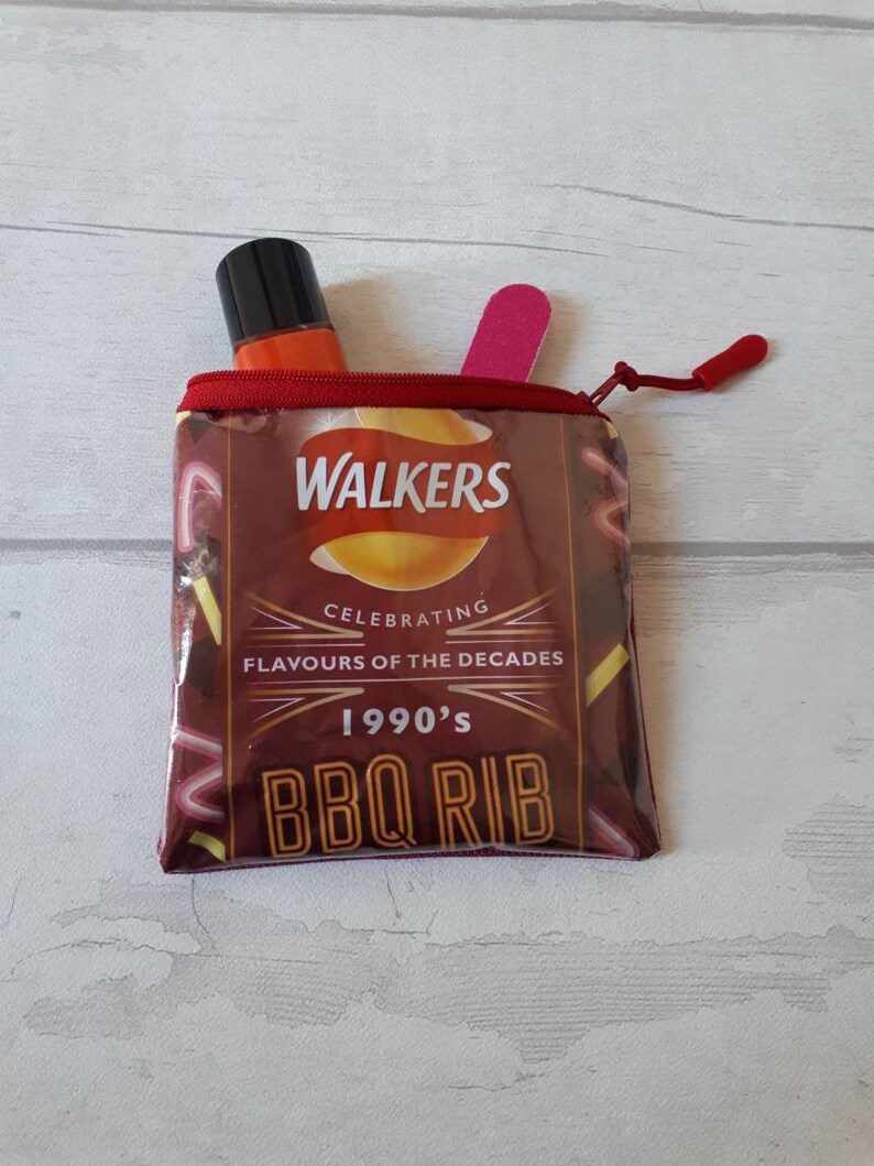 Walkers Crisps Bag BBQ Rib Limited Edition Recycled Wrapper Etsy