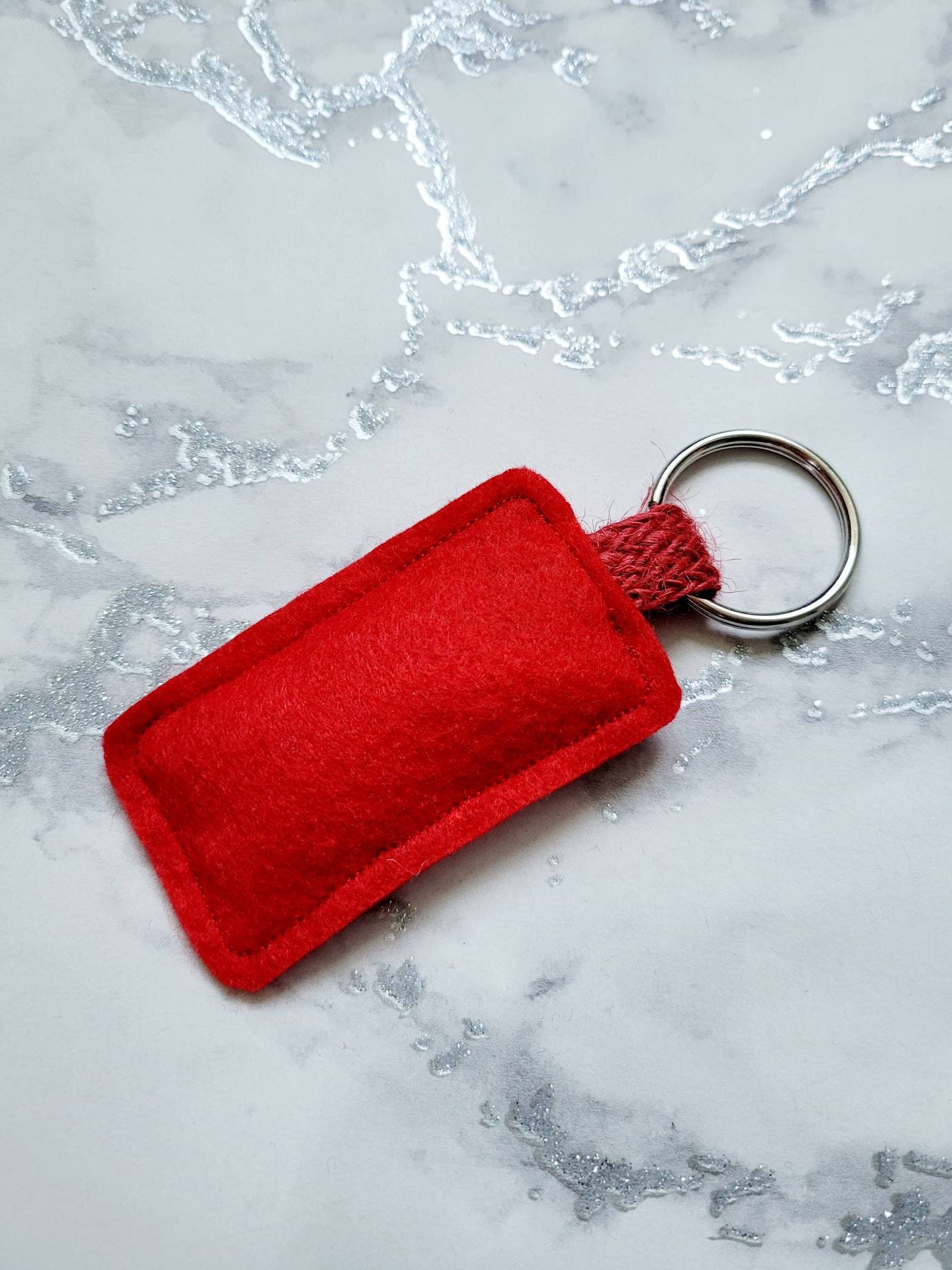 Ketchup Keyring, Keychain, Novelty Keyring Handmade Using a