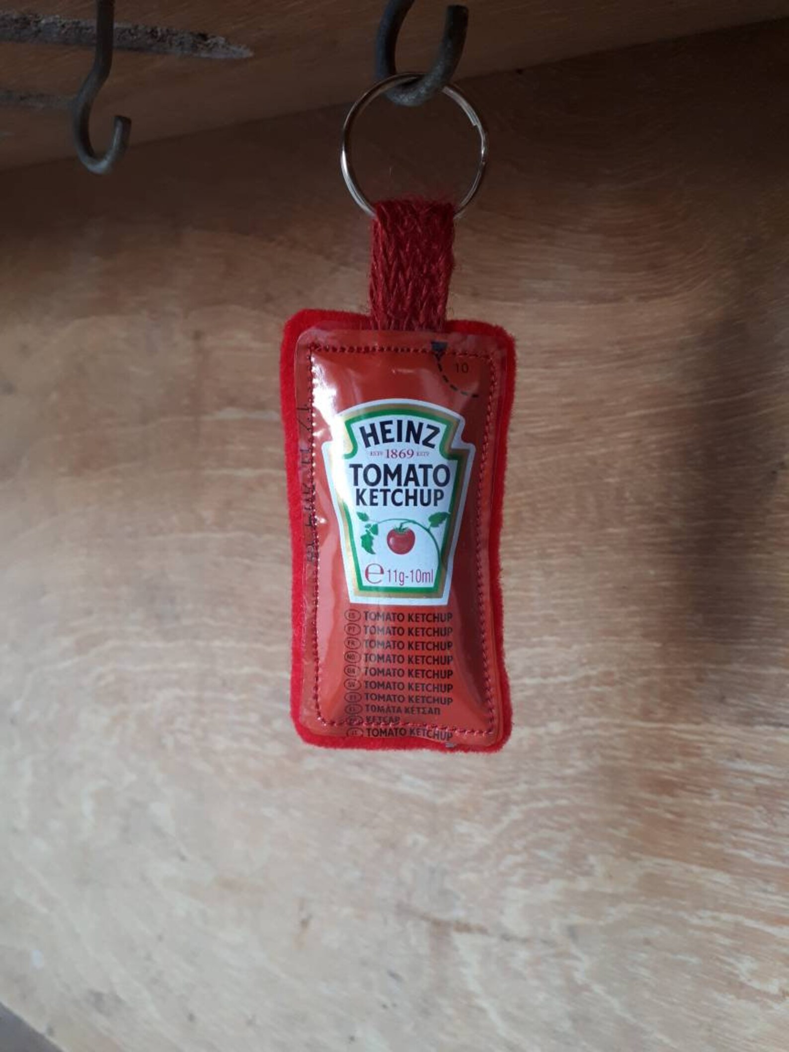 Ketchup Lovers Keyring Keychain Novelty Keyring Handmade Etsy UK