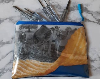 Tyrrells Crisps Bag, Unique, Fun and Eyecatching Gift for Birthdays, Anniversaries or Christmas Handmade from a Recycled Snack Wrapper