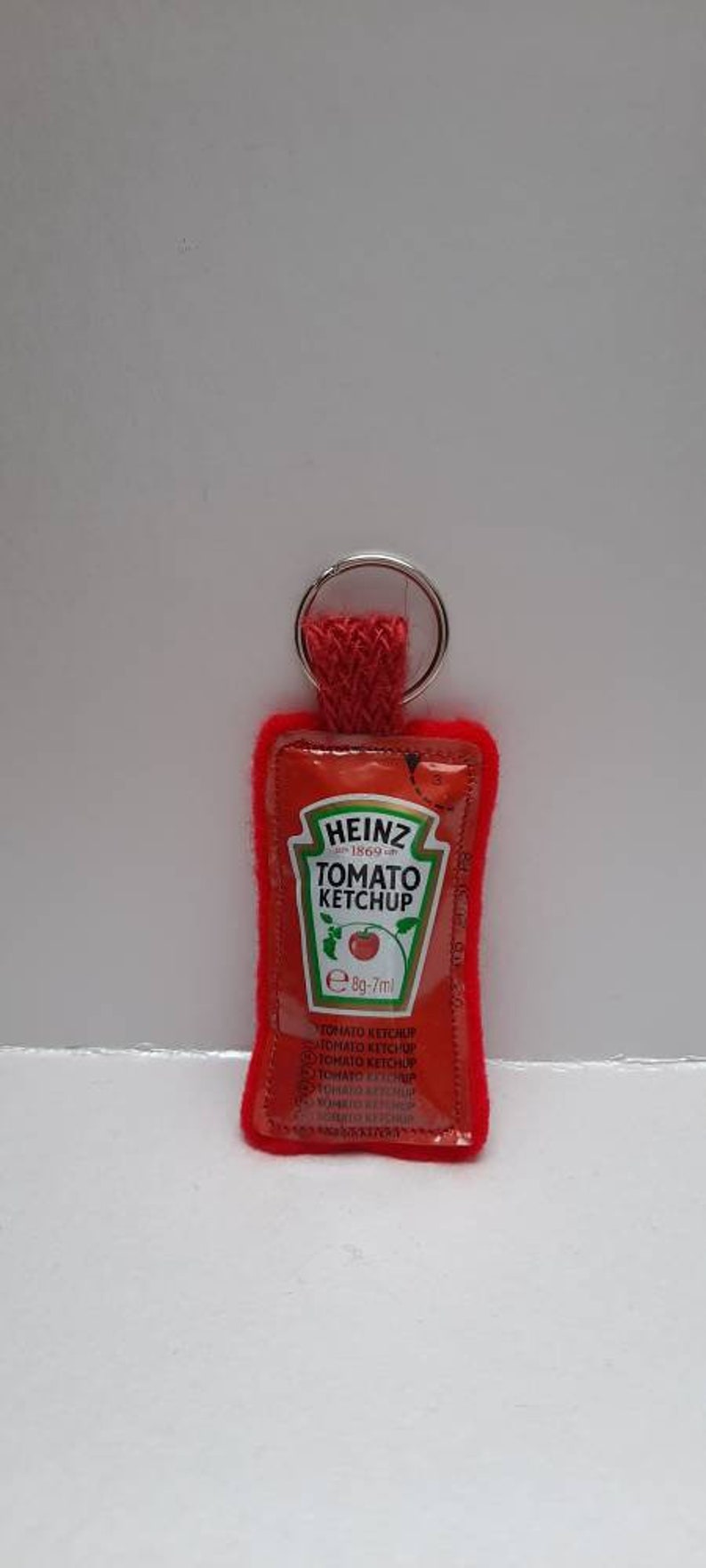 Ketchup Lovers Keyring Keychain Novelty Keyring Handmade Etsy