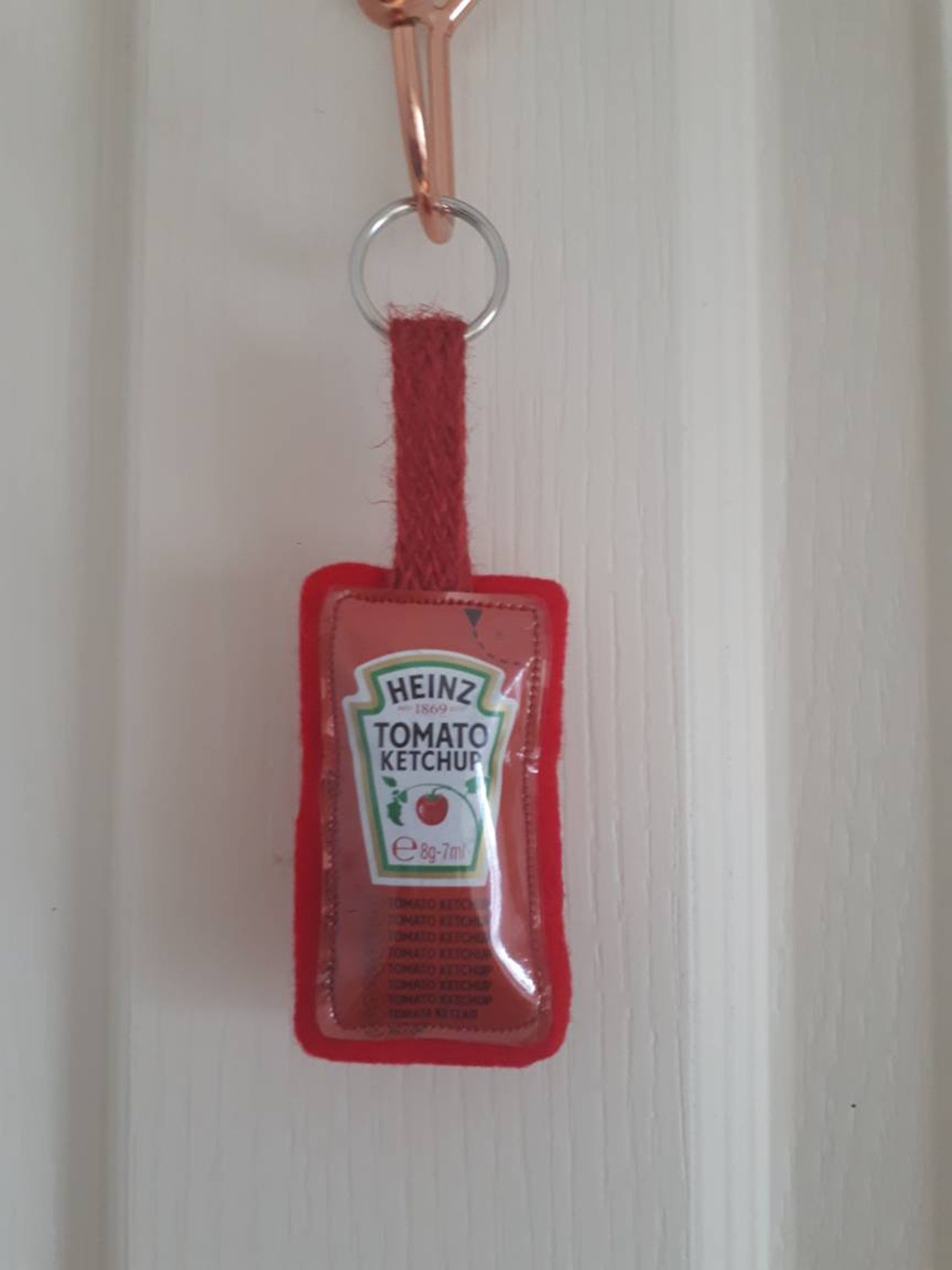Ketchup Lovers Keyring Keychain Novelty Keyring Handmade Etsy