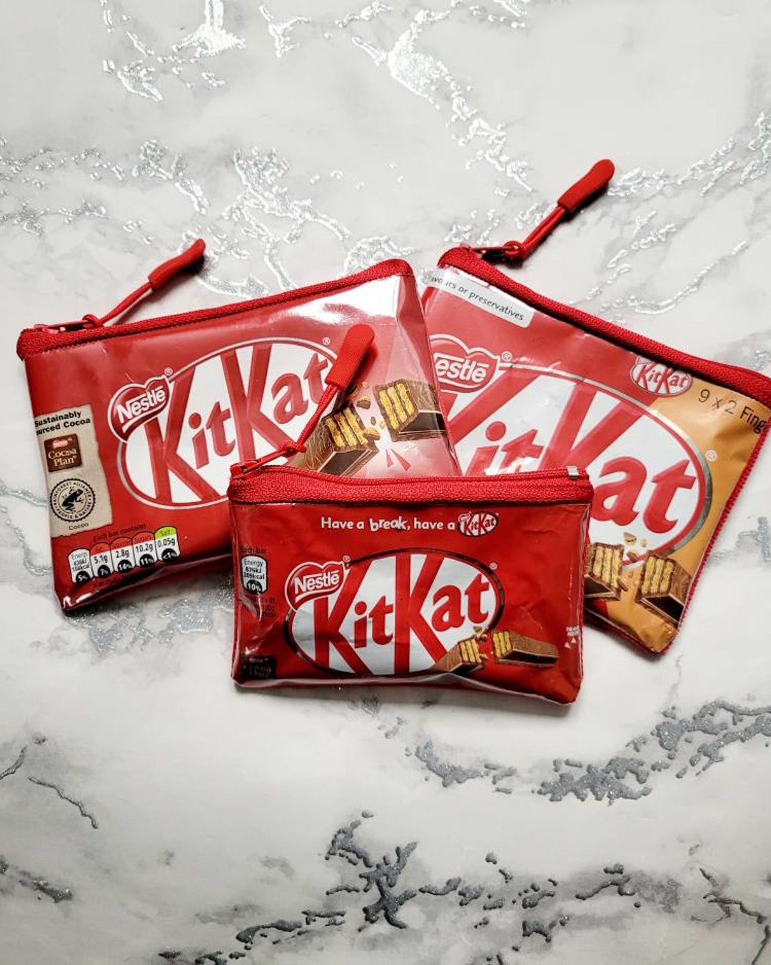 Kit Kat Purse Handmade From a Recycled Chocolate Wrapper for Etsy