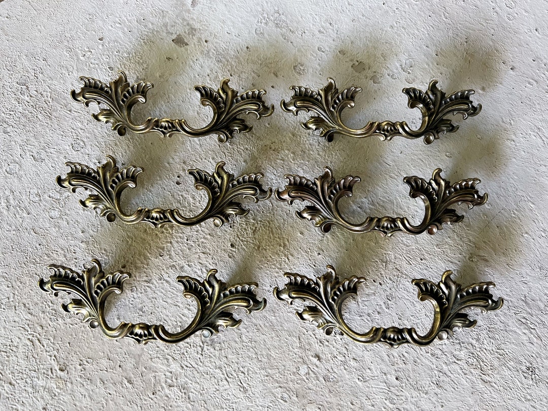 Set of 6 Drawer Pulls French Provincial Drawer Pulls 3 Etsy