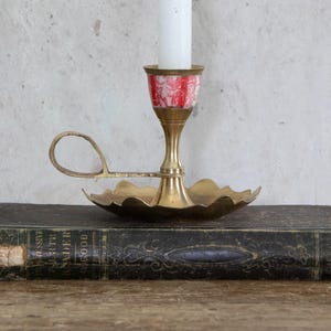 アンティーク雑貨 Antique Enamel Chamberstick Vintage Enamelware Chamber Candlestick Holder - Etsy