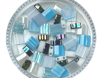 Mix Hope Miyuki Tila Bead | DIY Bracelet Making | Glass Tila Bead |Two Hole Square Flat Glass Bead | Whole Half 3 Gram