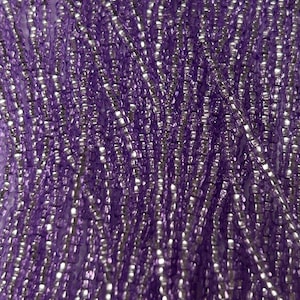 Size 11/0 | Solgel Amethyst | #78123 | Preciosa Czech Glass Seed Beads | 6 String Hank | 2mm Rd Rocaille | DIY Jewelry Making | Loom