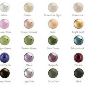 4mm Pearls U Pick 5810 Swarovski® Crystal Pearls  20 Round Beads Mixed Color loose pearls beads DIY Jewelry Making Craft Supplies Wholesale