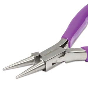 Round Nose Pliers with Spring PVC Handle