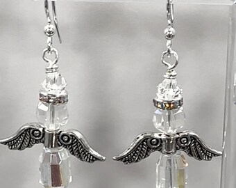 Angel Swarovski Earrings Kit | DIY Jewelry Making | All Materials Included | Best Seller | Christmas