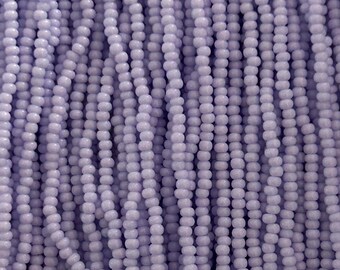 Size 11/0 | Lilac | #23420 | Preciosa Czech Glass Seed Beads | 6 String Hank | 2mm Rd Rocaille | DIY Jewelry Making | Loom
