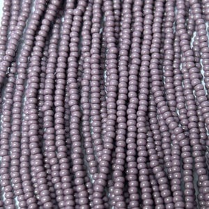 Size 11/0 | Purple | #23040 | Preciosa Czech Glass Seed Beads | 6 String Hank | 2mm Rd Rocaille | DIY Jewelry Making | Loom