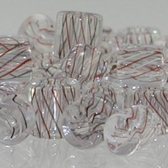 Fine Lines ~ Furnace Art Glass Beads 12 oz.