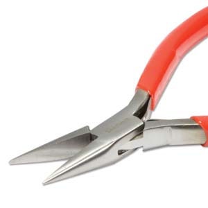 Chain Nose Pliers with Double Leaf Spring PVC Handle