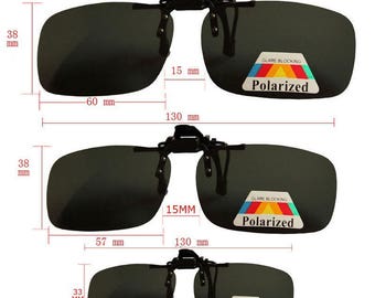Clip polarizado en gafas de sol estilo flip Gafas de pesca polarizadas UV400