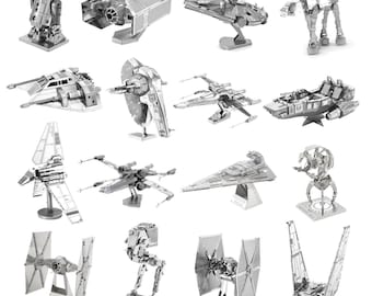 Star Wars Miniature Metal Models Kit Gift Laser Cut DIY Construction set