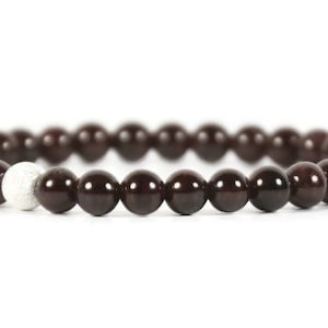 Garnet Bracelet, Healing Gemstone Bracelet, Beaded Bracelet, Gemstone Jewelry