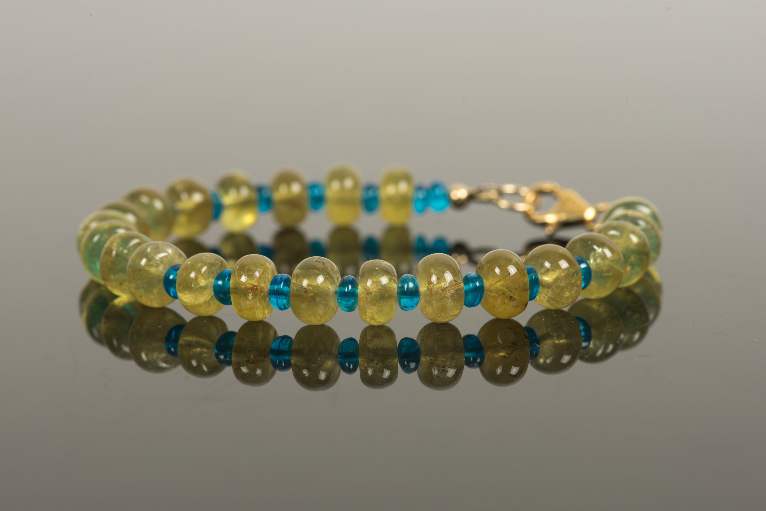Yellow apatite deals bracelet
