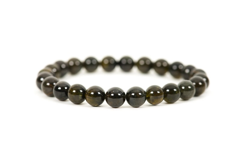 AA Grade 8MM Kornerupine Gemstone Bracelet Healing Gemstone Jewelry Kornerupine Bracelet Stacking Bracelet