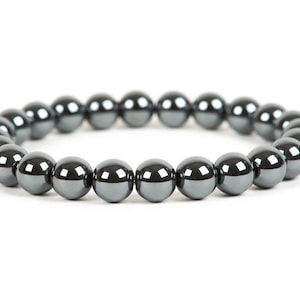 Hematite Bracelet, Gemstone Bracelet, Unisex Bracelet, Handmade Gemstone Jewelry